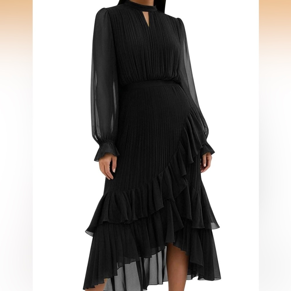 Ruffle layered dress
